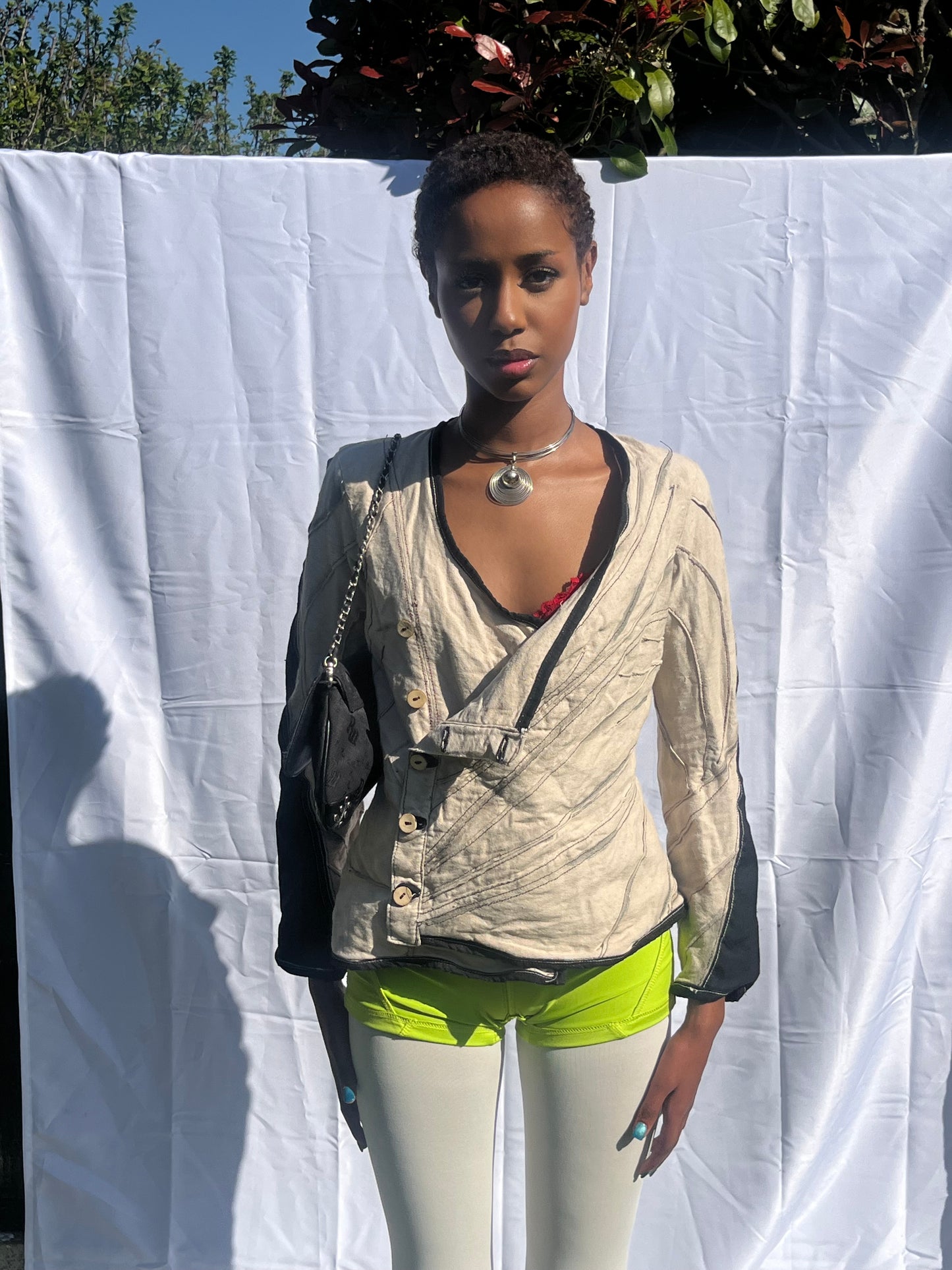 avant garde asymmetrical jacket