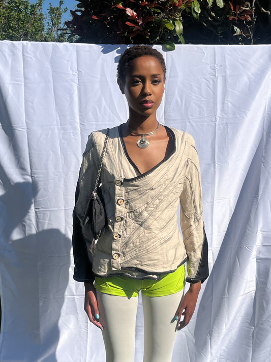 avant garde asymmetrical jacket