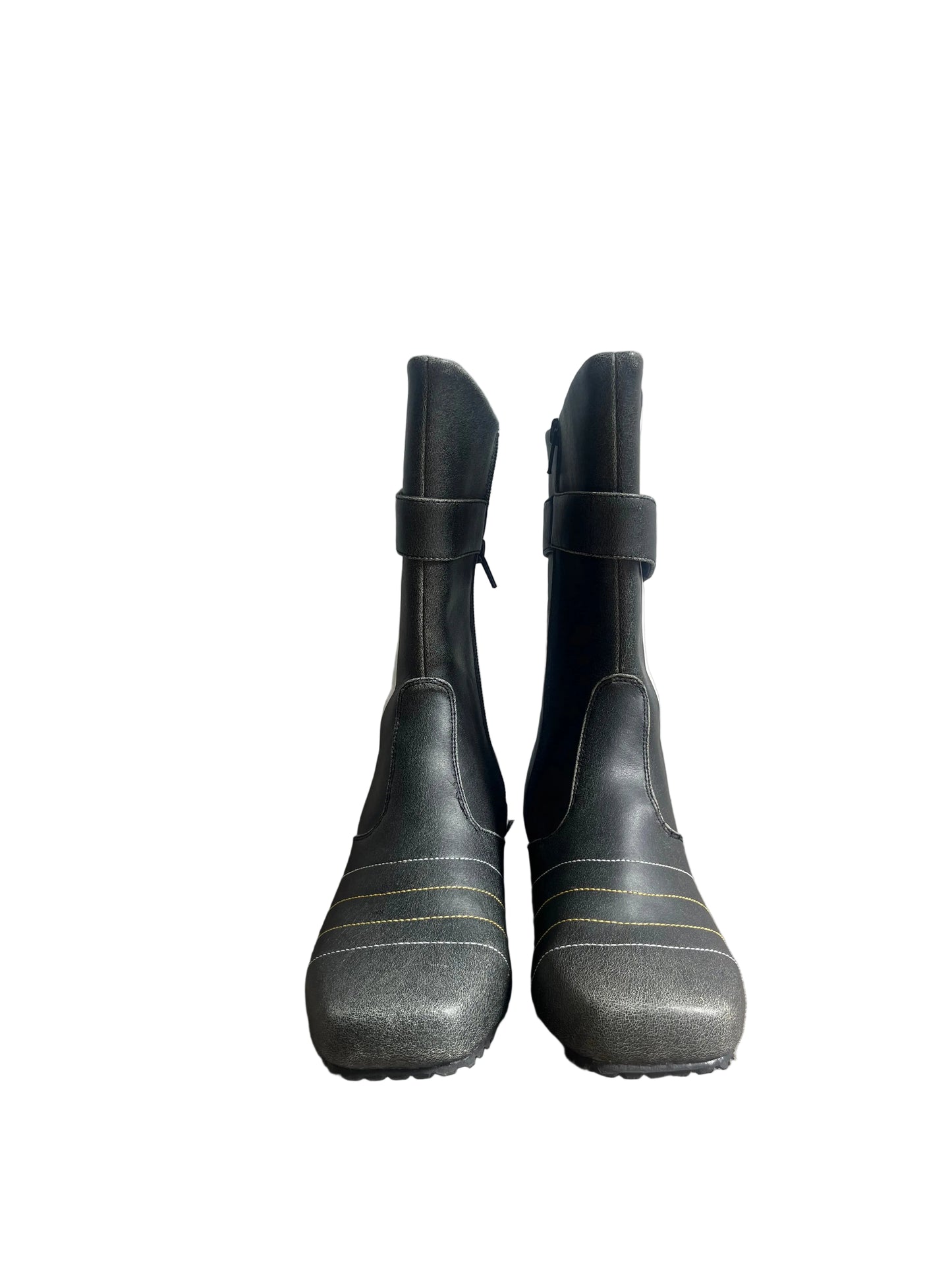 Two black boots 