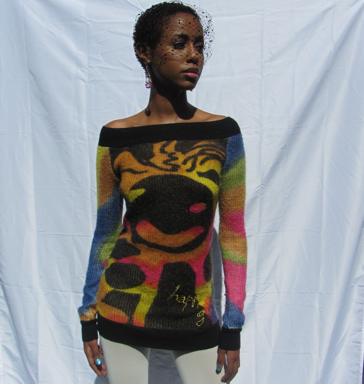 vintage desigual multicolour mini dress