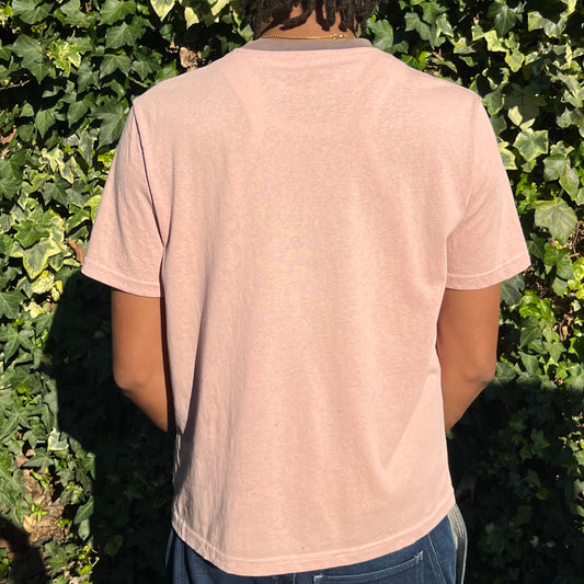 rare visions 1990s light pink graphic t-shirt
